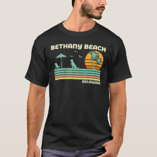 T-shirt Vintage Retro Famille Vacances Delaware Bethany Be