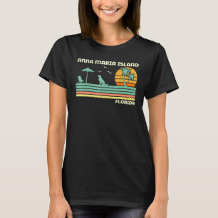 T-shirt Vintage Retro Famille Vacances Floride Anna Maria