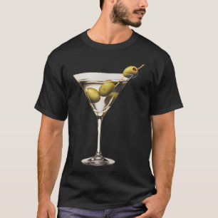 T-shirt Vintage Retro Funny Filet Martini Dirty Martini S