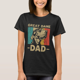 T-shirt Vintage Retro Great Dane Dad Dog Owner