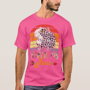 T-shirt Vintage Retro Guinée Pig Nana Fleurs Leopard Guin