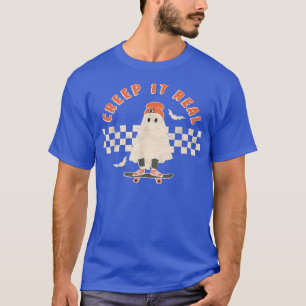 T-shirt Vintage Retro Halloween Crée un vrai Fantôme Garço