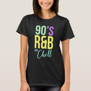 T-shirt Vintage Retro I Love 90's R&b & Chill R&b Hip hop