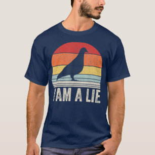 T-shirt Vintage Retro Je Suis Mal Bird Arent Real