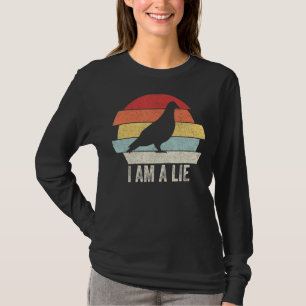 T-shirt Vintage Retro Je suis un oiseau menteur n'est pas