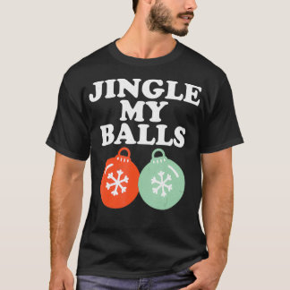 T-shirt Vintage Retro Jingle Mes boules Noël Noël Noël Fêt