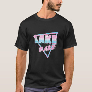 T-shirt Vintage Retro Lake Babe 80 s 90 s Style Summer Vac