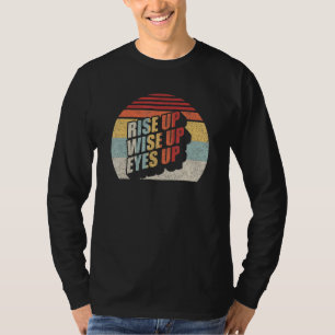 T-shirt Vintage Rétro Levez-vous Rendez-vous compte Regard