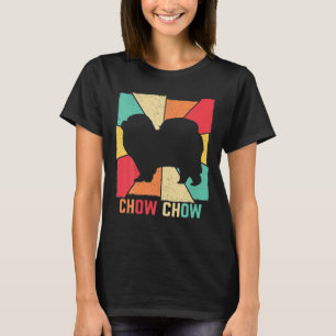 T-shirt Vintage Retro Love Meilleur Chow Chow Dog Proprié