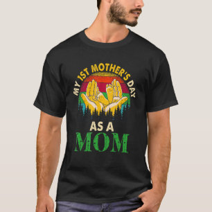 T-shirt Vintage Retro Ma 1ère Fête des Mères Comme une mam