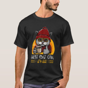T-shirt Vintage Retro Meilleur Chat Opa Jamais Drôle Papa