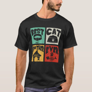 T-shirt Vintage Retro Meilleur Frère Chat Jamais Correspon
