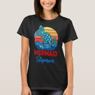 T-shirt Vintage Retro Mermaid Stepmere Mermaid Da de la mè