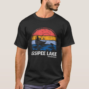 T-shirt Vintage Retro New Hampshire Ossipee Lake Été Wi-Fi