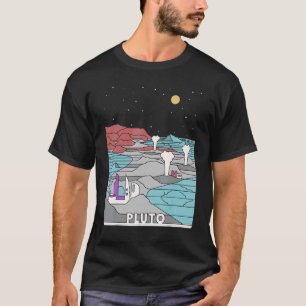 T-shirt Vintage Retro Pluton National Park Visite Plutto L