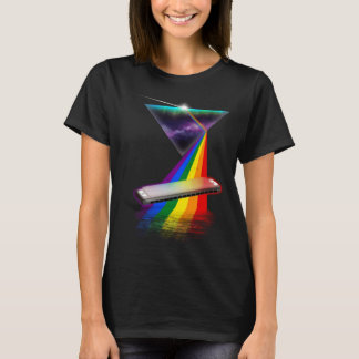 T-shirt Vintage Retro Prism Harmonica