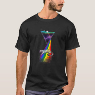 T-shirt Vintage Retro Prism Snow Leopard
