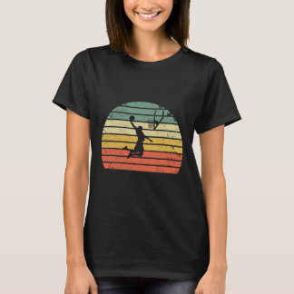 T-shirt Vintage Retro Sketll Dunk Shirt Sunset Colorful 