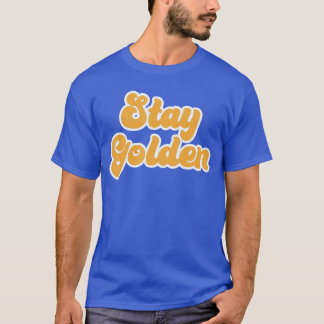 T-shirt Vintage Retro Stay Golden 80s 90s Style Friends Ic