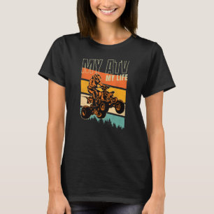 T-shirt Vintage Retro Style UTV ATV Quad Offroad Car My AT