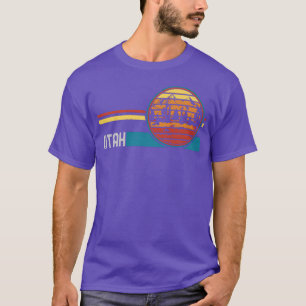T-shirt Vintage Rétro Utah 80s 70s ami de la montagne de l