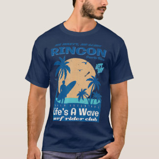 T-shirt Vintage Rincon Porto Rico Surf Rider Club