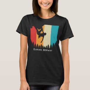 T-shirt Vintage Rjukan Norvège Rock Escalade Bouldering Mo