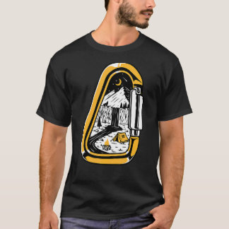 T-shirt Vintage Rock Escalade Bouldering Mountain Carabine