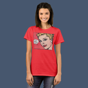 T-shirt Vintage Romance Comic Cadre de livre rose