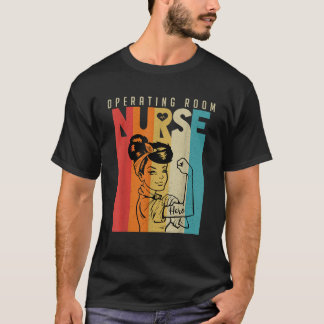 T-shirt Vintage Rosie La salle d'opération Riveter Infirmi