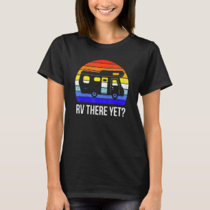 T-shirt Vintage Rv Là Pourtant Motorhome Trailer À L'Extér