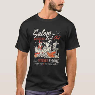 T-shirt Vintage Salem Book Club Witchish Bookish Éffrayant