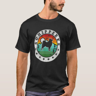 T-shirt Vintage Schipperke Retro Chien Maman Papa