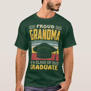 T-shirt Vintage Senior 22 Proud Grandma Of A Class Of 2022
