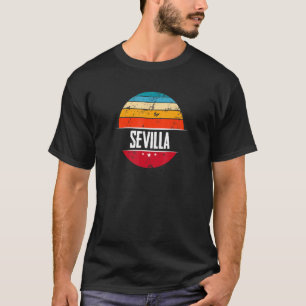 T-shirt Vintage Sevilla Espagne Souvenir
