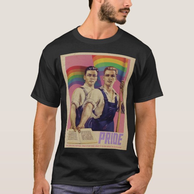 T-shirt vintage SHOUT IT Pride (Devant)