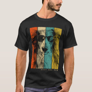 T-shirt Vintage Silken Windhound Papa Enfants Hommes Femme