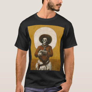 T-shirt vintage Skeleton Cowboy