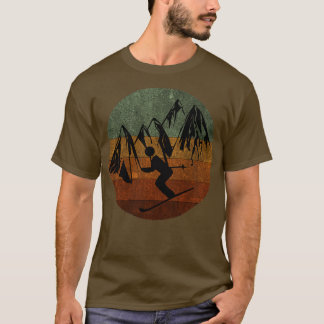 T-shirt vintage ski