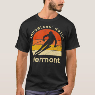 T-shirt Vintage Ski Smugglers Notch Vermont