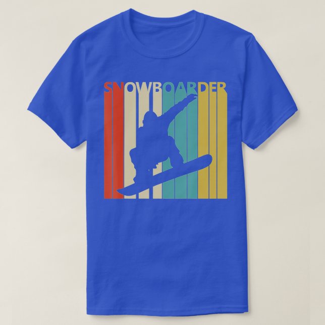 T-shirt Vintage Snowboard (Design devant)