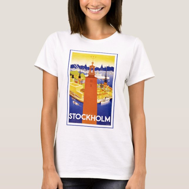 T-shirt Vintage Stockholm (Devant)