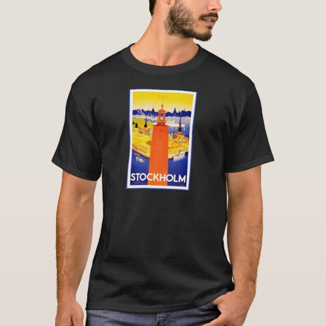 T-shirt Vintage Stockholm (Devant)
