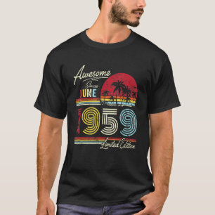 T-shirt Vintage stupéfiant depuis juin 1959 63ème annivers