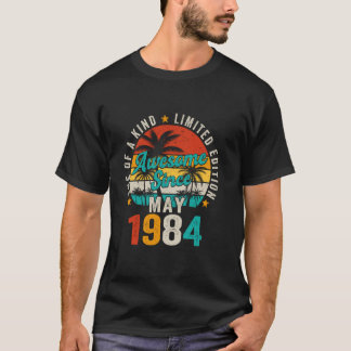 T-shirt Vintage stupéfiant depuis mai 1984 40e anniversair