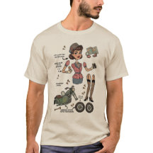 Vintage Style Paper Doll Kit Adventure