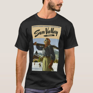 T-shirt Vintage Sun Valley Idaho Travel