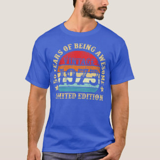 T-shirt Vintage Sunset 1973 Limited Edition 50e anniversai