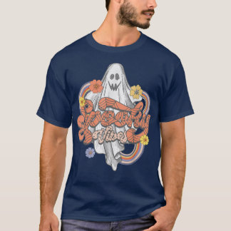 T-shirt Vintage Super Fantôme Hippie Halloween Spook