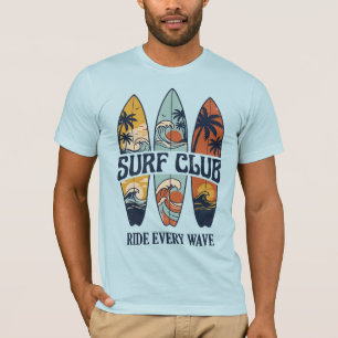 T-shirt Vintage Surf Club Tee-shirt de surf